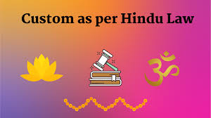 hindu Law custom